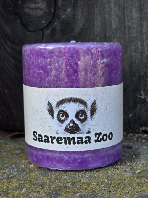 Saaremaa Zoo käsitöö küünal Lavendel